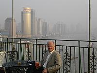 Aussicht vom Peace-Hotel gegen Pudong