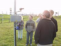 Betrachten der Wetterstation